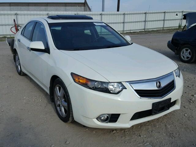 JH4CU2F65BC018521 - 2011 ACURA TSX WHITE photo 1