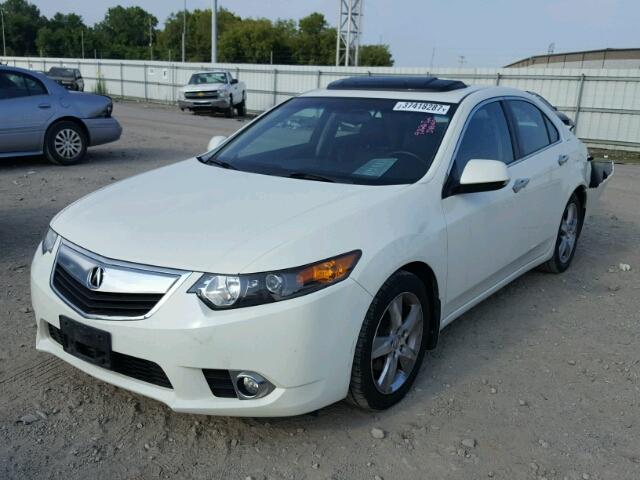 JH4CU2F65BC018521 - 2011 ACURA TSX WHITE photo 2