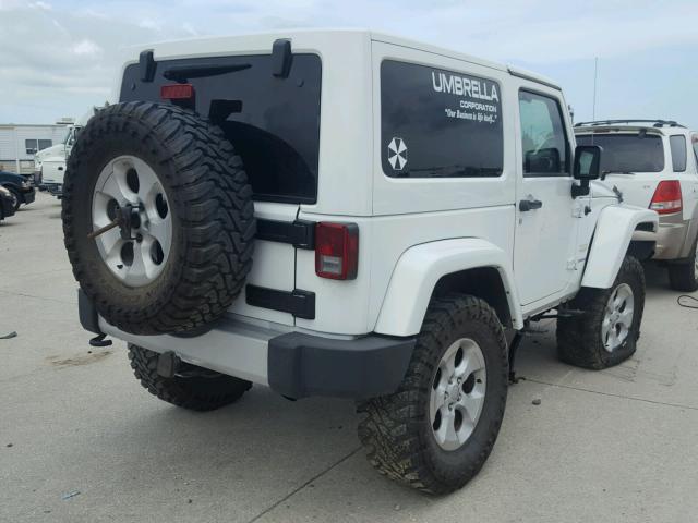 1C4AJWBG0EL150601 - 2014 JEEP WRANGLER S 白色 照片 4