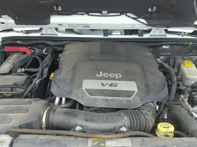 1C4AJWBG0EL150601 - 2014 JEEP WRANGLER S 白色 照片 7