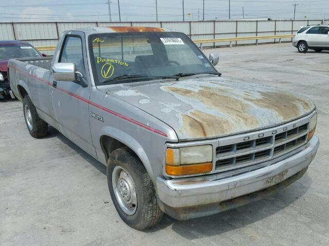 1B7HL26X0NS516252 - 1992 DODGE DAKOTA SILVER photo 1