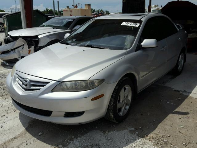 1YVFP80C035M15674 - 2003 MAZDA 6 I GRAY photo 2