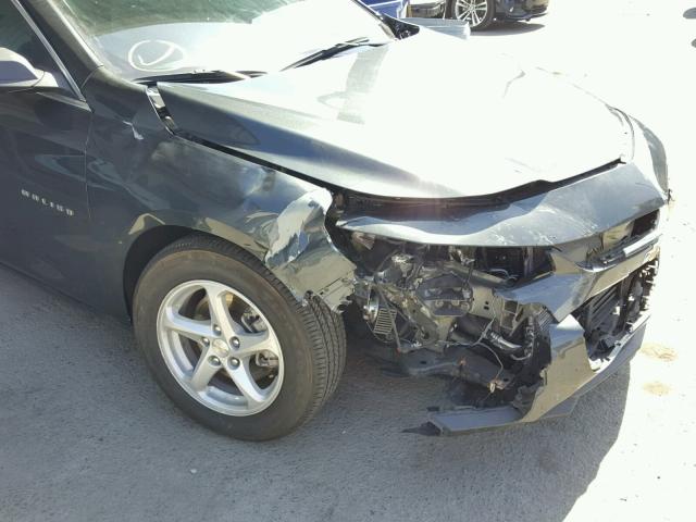 1G1ZB5ST2HF117229 - 2017 CHEVROLET MALIBU LS 灰色 照片 9