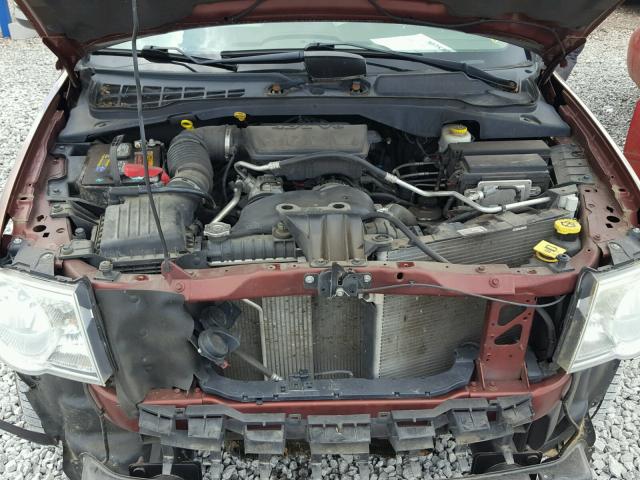 1A8HX58N88F146739 - 2008 CHRYSLER ASPEN LIMI BURGUNDY photo 7