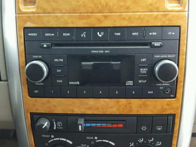 1A8HX58N88F146739 - 2008 CHRYSLER ASPEN LIMI BURGUNDY photo 9