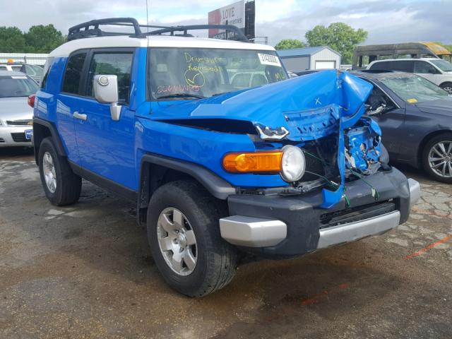 JTEBU11F68K018956 - 2008 TOYOTA FJ CRUISER BLUE photo 1