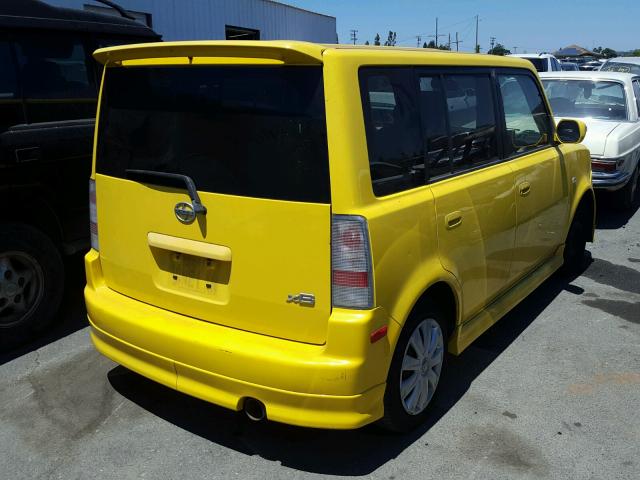 JTLKT324054017788 - 2005 TOYOTA SCION XB Gelb Foto 4