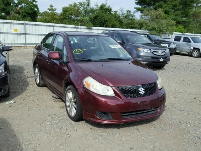 JS2YC414485104191 - 2008 SUZUKI SX4 MAROON photo 1