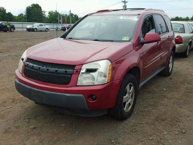 2CNDL73F466102348 - 2006 CHEVROLET EQUINOX LT RED photo 2