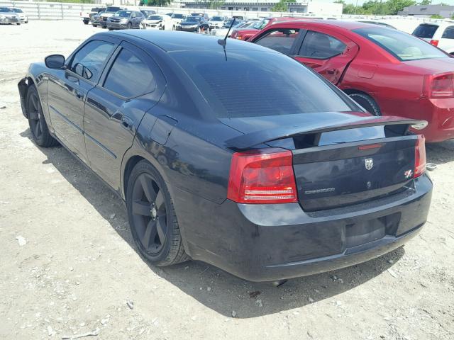 2B3LA53H58H131328 - 2008 DODGE CHARGER R/ BLACK photo 3