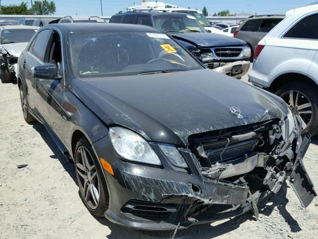 WDDHF2EB6CA548970 - 2012 MERCEDES-BENZ E 350 BLUE BLACK photo 1