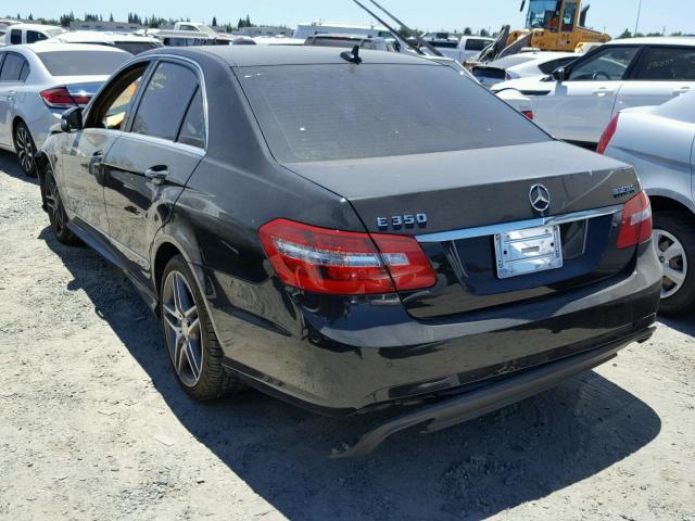 WDDHF2EB6CA548970 - 2012 MERCEDES-BENZ E 350 BLUE BLACK photo 3