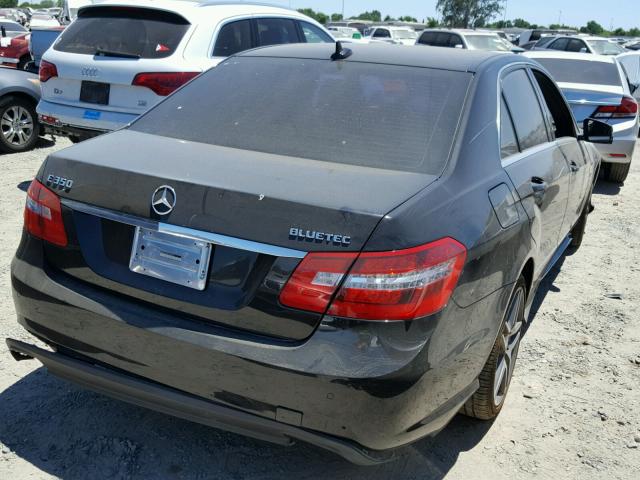 WDDHF2EB6CA548970 - 2012 MERCEDES-BENZ E 350 BLUE BLACK photo 4