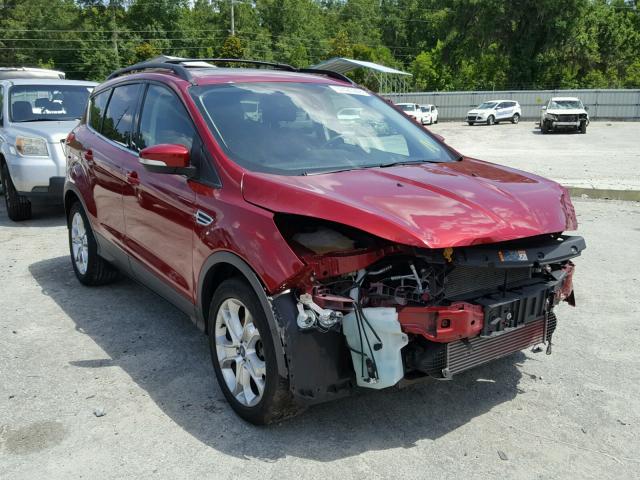 1FMCU0H96DUD63692 - 2013 FORD ESCAPE SEL RED photo 1