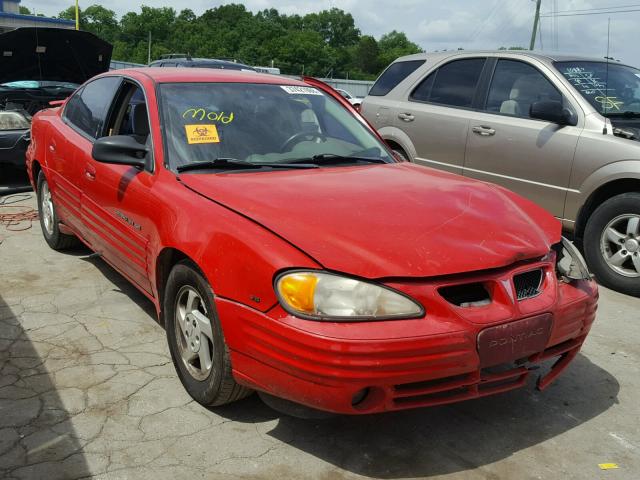 1G2NE52EXXC518823 - 1999 PONTIAC GRAND AM S RED photo 1