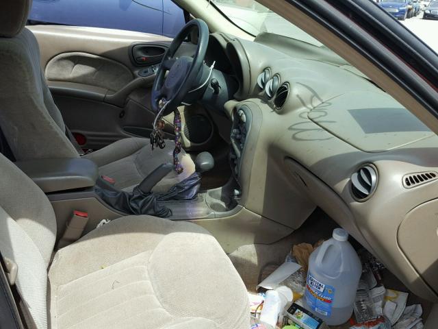 1G2NE52EXXC518823 - 1999 PONTIAC GRAND AM S RED photo 5