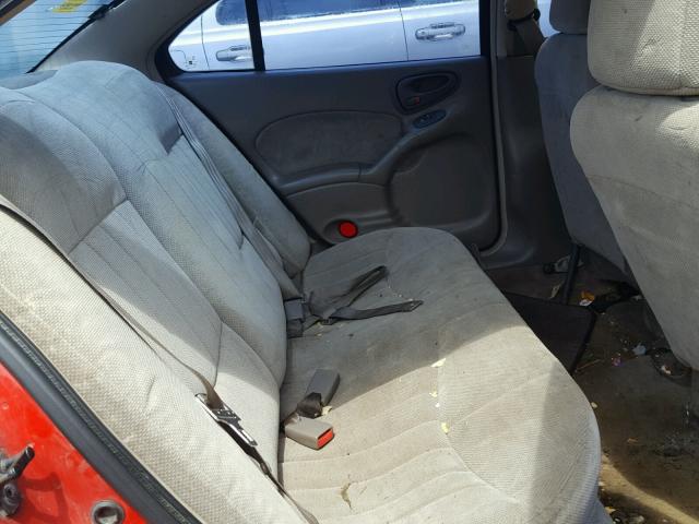 1G2NE52EXXC518823 - 1999 PONTIAC GRAND AM S RED photo 6