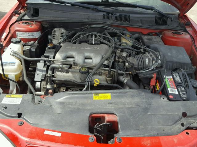 1G2NE52EXXC518823 - 1999 PONTIAC GRAND AM S RED photo 7