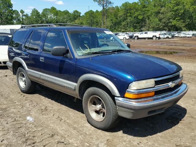 1GNCS13W3X2184188 - 1999 CHEVROLET BLAZER BLUE photo 1