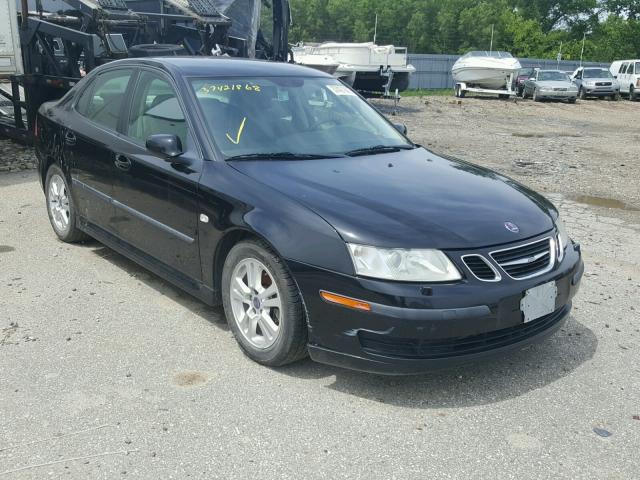 YS3FD49YX71012345 - 2007 SAAB 9-3 2.0T BLACK photo 1