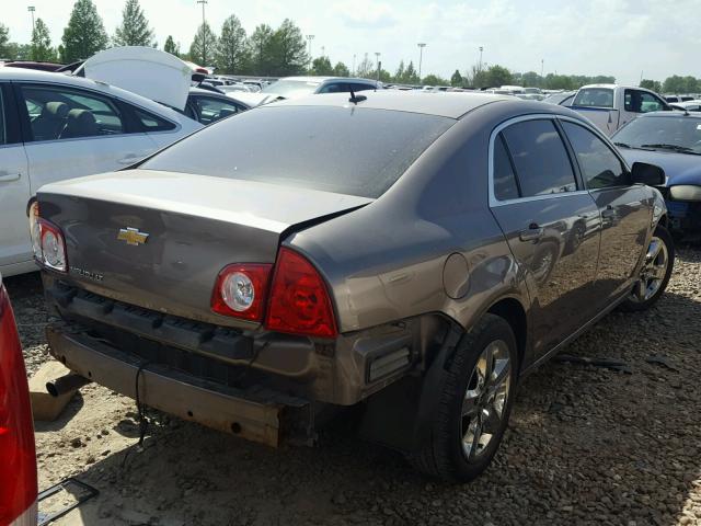 1G1ZC5EB0AF295114 - 2010 CHEVROLET MALIBU 1LT 棕色 照片 4