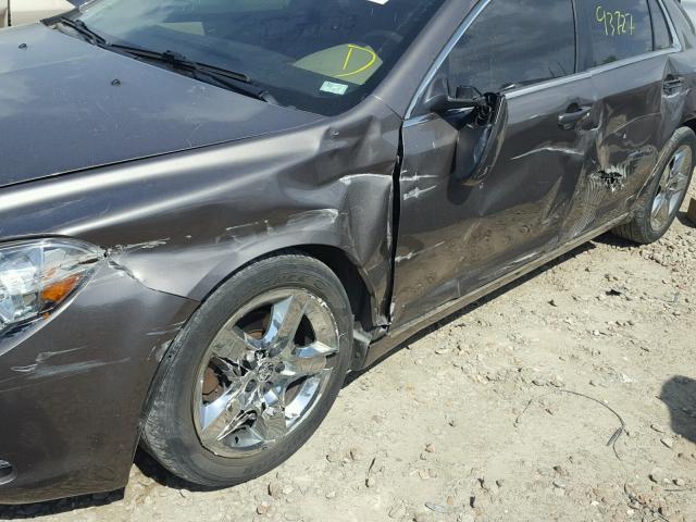 1G1ZC5EB0AF295114 - 2010 CHEVROLET MALIBU 1LT 棕色 照片 9