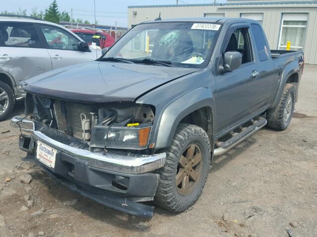 1GTJ6NFE8B8108406 - 2011 GMC CANYON SLT GRAY photo 2