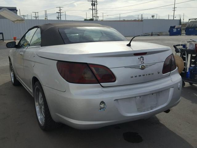 1C3LC45K08N655865 - 2008 CHRYSLER SEBRING GRAY photo 3