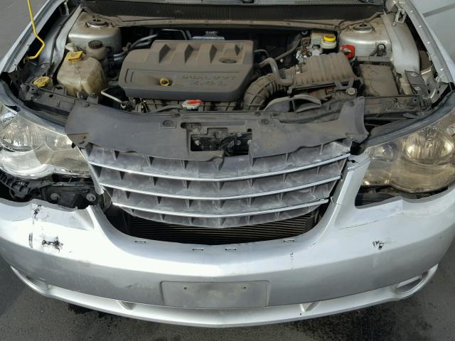 1C3LC45K08N655865 - 2008 CHRYSLER SEBRING GRAY photo 7