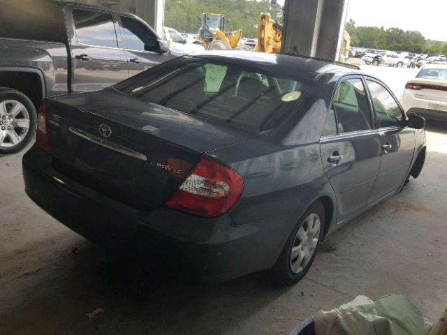 4T1BE32K94U357018 - 2004 TOYOTA CAMRY GREEN photo 4