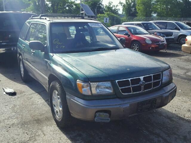 JF1SF6553WG782668 - 1998 SUBARU FORESTER S GREEN photo 1