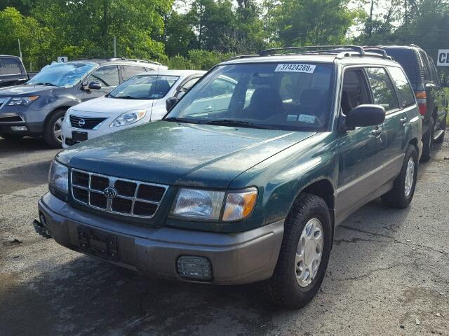 JF1SF6553WG782668 - 1998 SUBARU FORESTER S GREEN photo 2