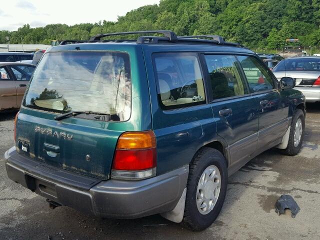 JF1SF6553WG782668 - 1998 SUBARU FORESTER S GREEN photo 4