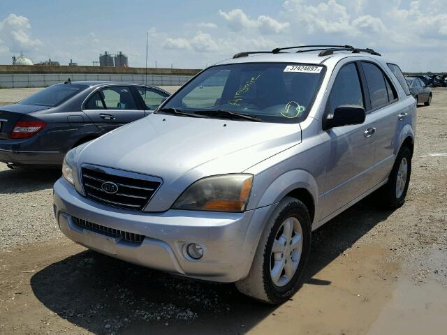 KNDJD736475669239 - 2007 KIA SORENTO SILVER photo 2