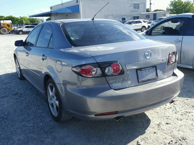 1YVHP80CX85M46754 - 2008 MAZDA MAZDA6I GRAY photo 3