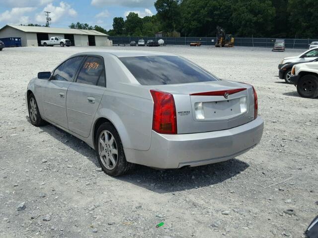 1G6DM577740158799 - 2004 CADILLAC CTS SILVER photo 3