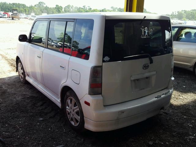 JTLKT324X50192976 - 2005 TOYOTA SCION XB თეთრი ფოტო 3