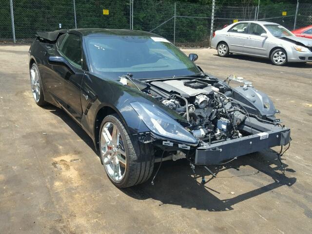 1G1YA2D77F5115329 - 2015 CHEVROLET CORVETTE S BLACK photo 1