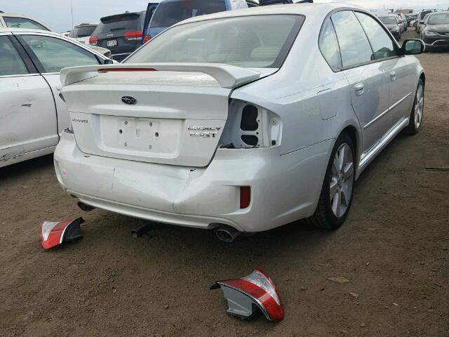 4S3BL676384200503 - 2008 SUBARU LEGACY WHITE photo 4