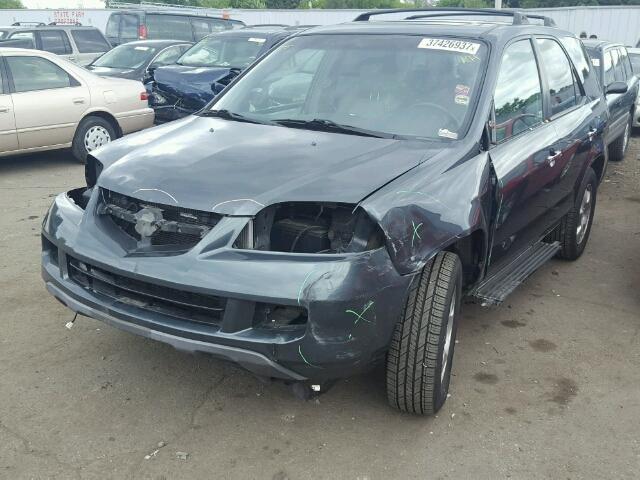 2HNYD18255H511512 - 2005 ACURA MDX TEAL photo 2