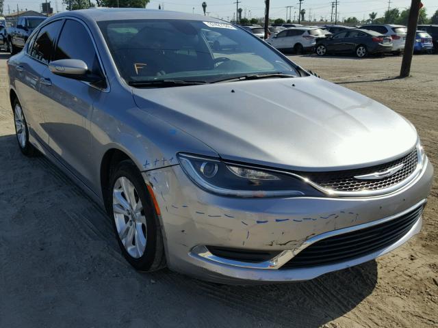 1C3CCCAB6FN684493 - 2015 CHRYSLER 200 LIMITE SILVER photo 1