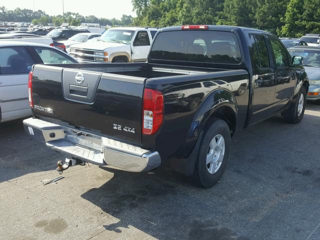 1N6AD09W07C426132 - 2007 NISSAN FRONTIER C BLACK photo 4