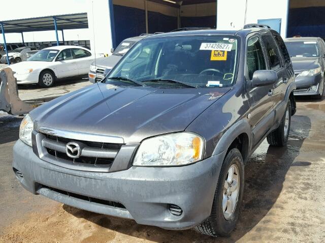 4F2YZ02Z96KM24827 - 2006 MAZDA TRIBUTE I GRAY photo 2