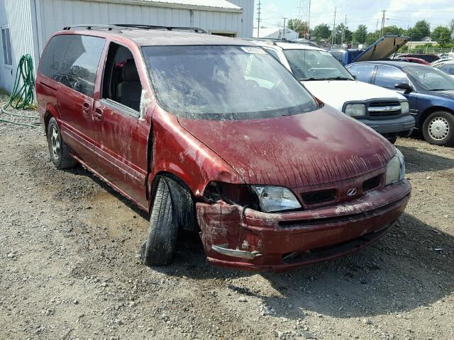 1GHDX03E0YD137572 - 2000 OLDSMOBILE SILHOUETTE MAROON photo 1