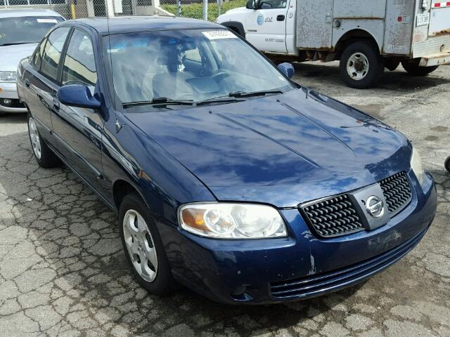 3N1CB51D46L559538 - 2006 NISSAN SENTRA 1.8 BLUE photo 1