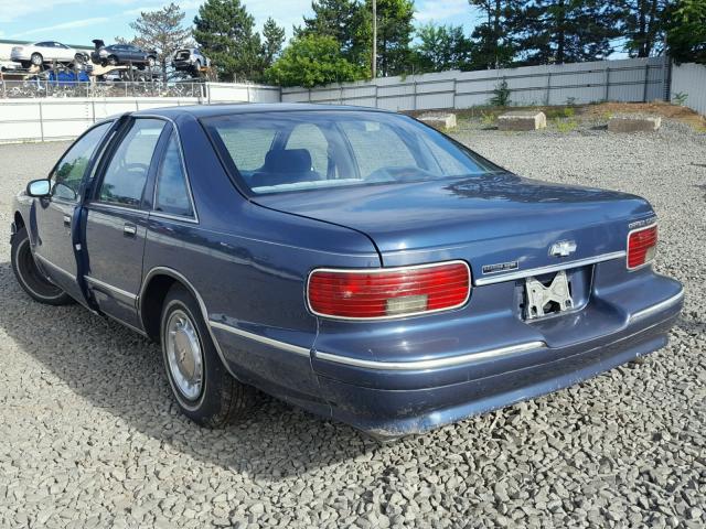 1G1BL52W2RR133696 - 1994 CHEVROLET CAPRICE CL 蓝色 照片 3