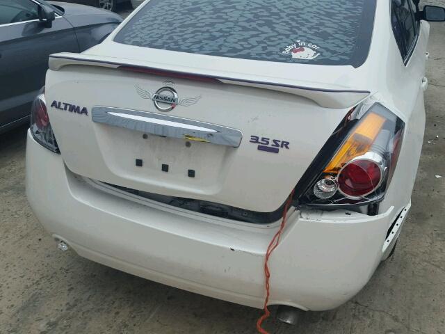 1N4BL2AP1CC242201 - 2012 NISSAN ALTIMA SR WHITE photo 9