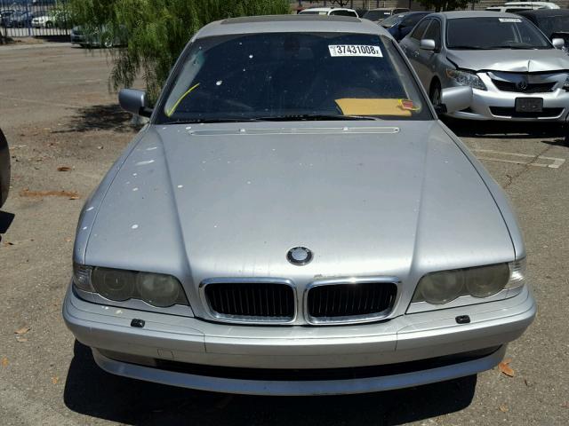 WBAGG8346YDN80086 - 2000 BMW 740 I AUTO SILVER photo 9