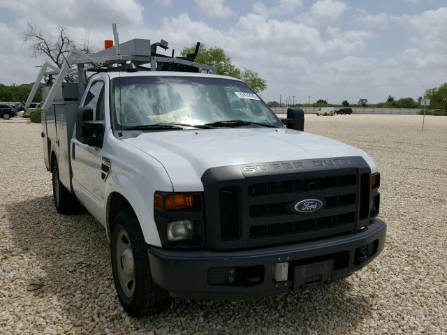 1FDSF30538EC23325 - 2008 FORD F350 SRW S WHITE photo 1