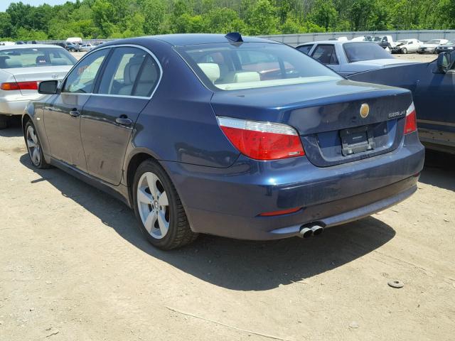 WBANV13518CZ59581 - 2008 BMW 528 XI BLUE photo 3